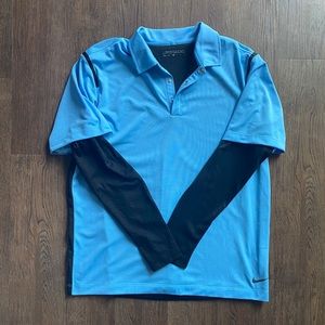 LIKE NEW Nike Golf Polo with Thermal Sleeves